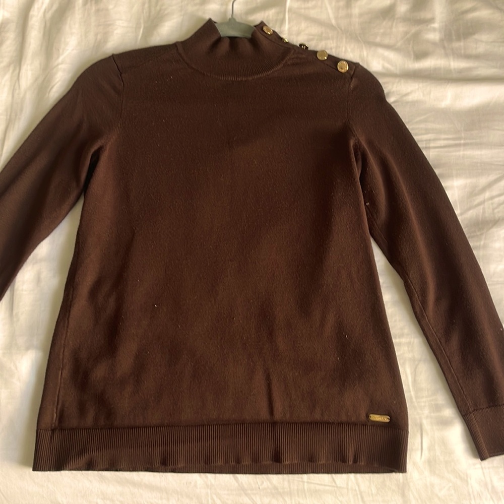 Calvin Klein Sweater. Size Small. Color Brown